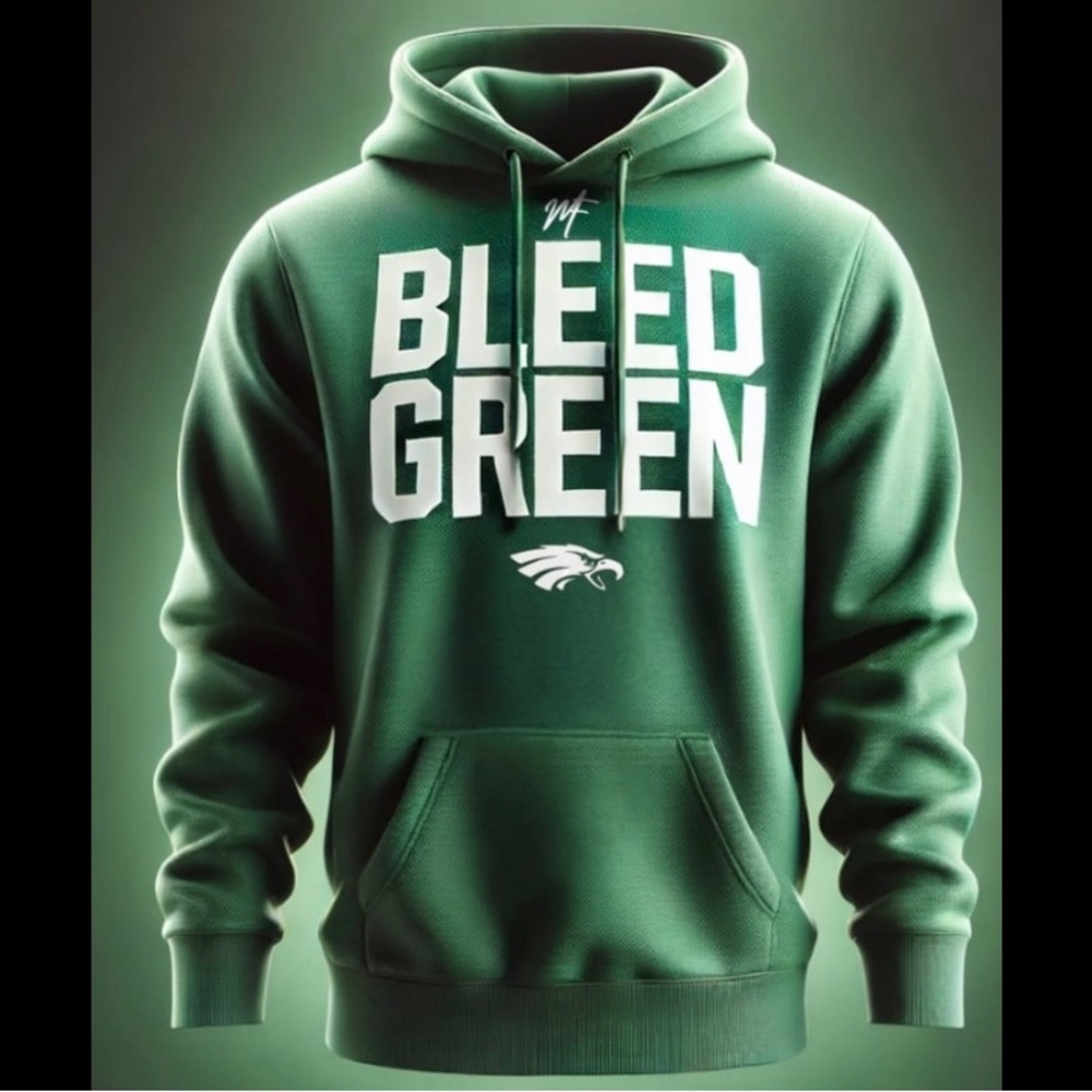 MF3 philly bleed green hoodie